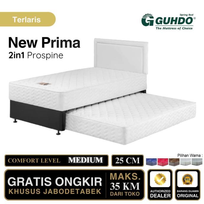 ready  Kasur 2 in 1 / Kasur Sorong Guhdo New Prima 120 x 200 cm