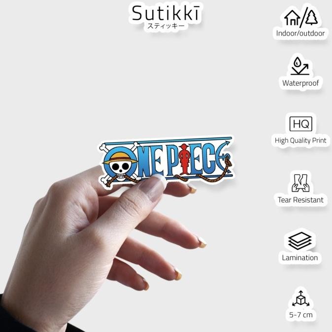 

ready Sticker Pack One Piece Jolly Roger Mugiwara Bendera Flag Stiker Laptop murah