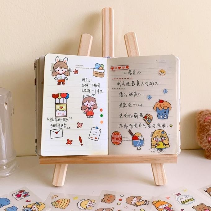 

ready Stiker Sticker Aesthetic Lucu Kartun Momo Karakter Anak Korea ST0004 murah