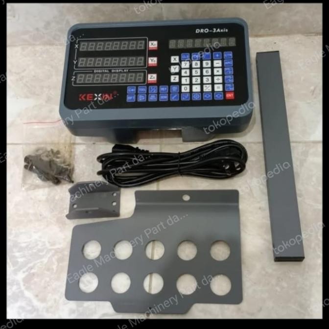 Ready DRO 3 Axis Utk Milling, Bubut, Surface Grinding & Mesin lainnya