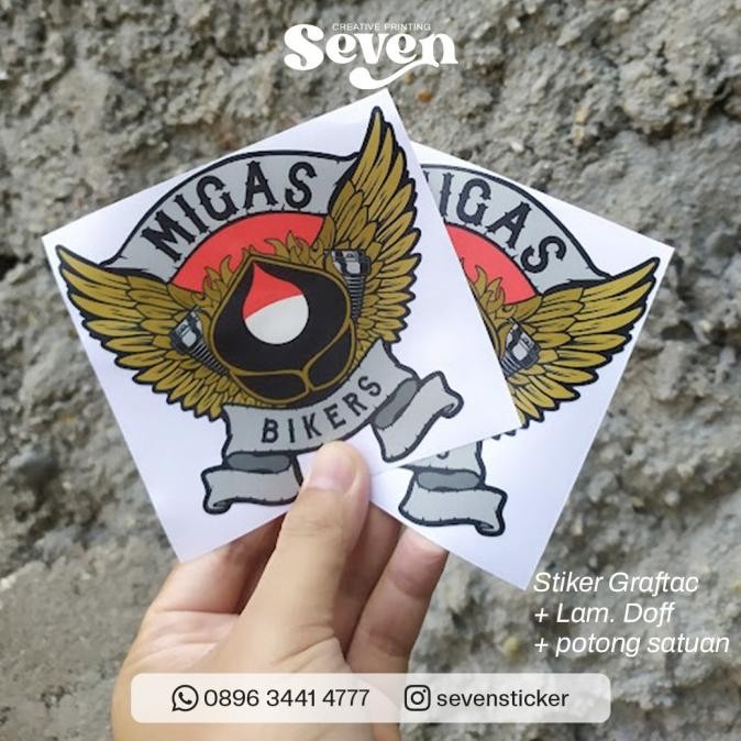 

ready Stiker vinyl print cut - merk 3M murah