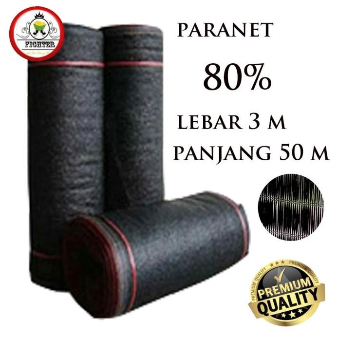 Paranet 80% lebar 3 m Rol / shading net / jaring tanaman murah
