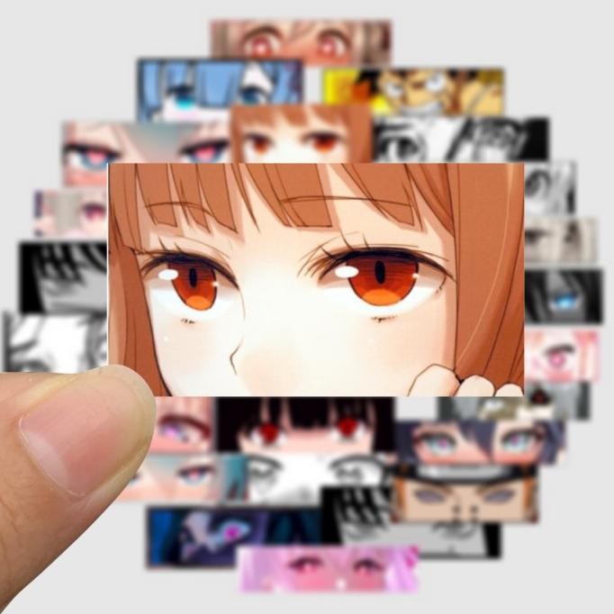 

ready Sticker Tempel Sticker Pack "Anime Eyes " 40pcs murah
