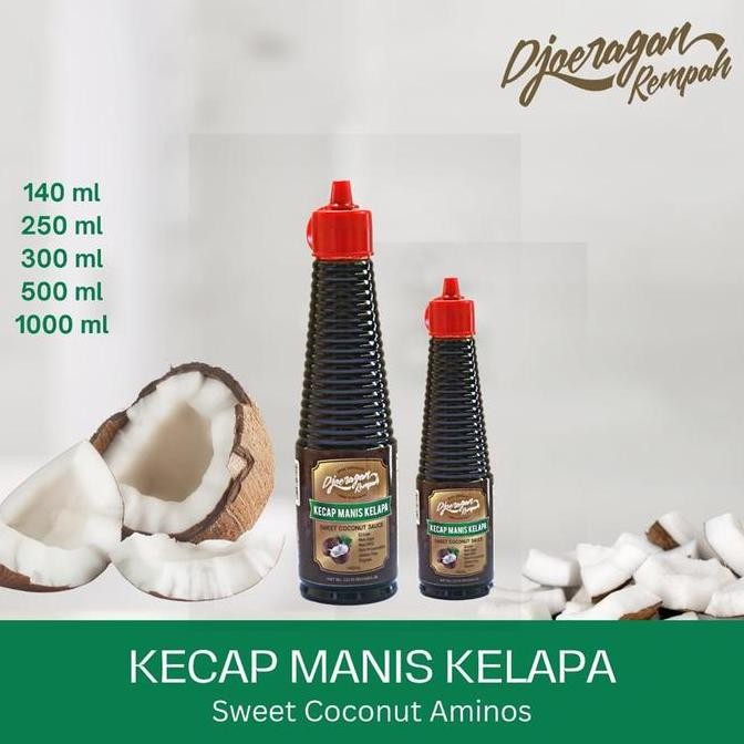 

Djoeragan Rempah Kecap Manis Kelapa ( Non Kedelai dan MSG ) 300 mL