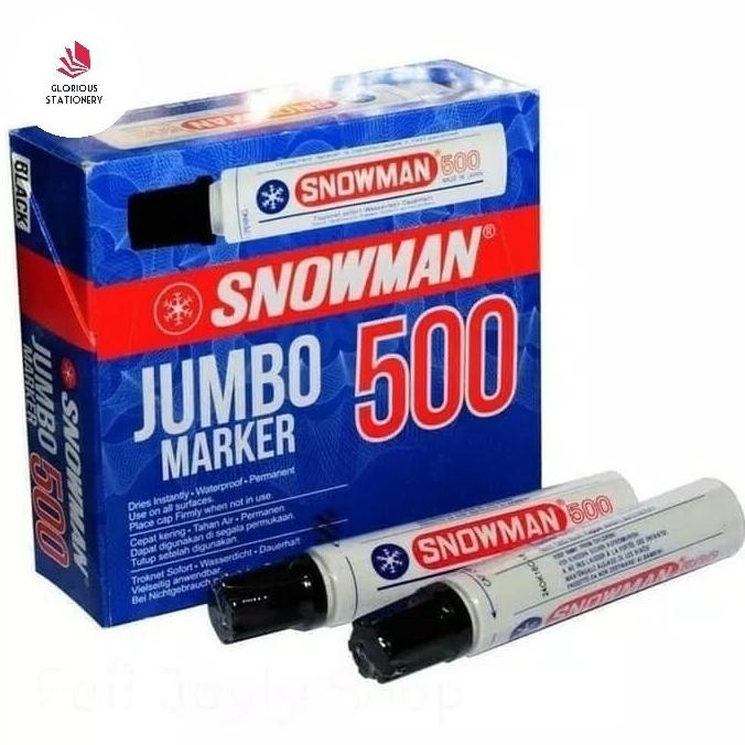 

tyS spidol permanen jumbo 500 merk Snowman