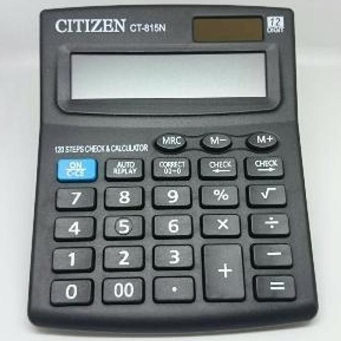 

tyS Kalkulator Citizen type CT812-BN - Calculator Citizen 12 Digit