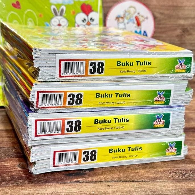 

tyS Buku Tulis 38 Lembar GELATIK Kembar ( isi 10 buku )