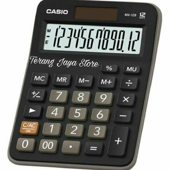 

tyS Kalkulator Casio 12 Digit MX-12B (Garansi Resmi CASIO 1 tahun)