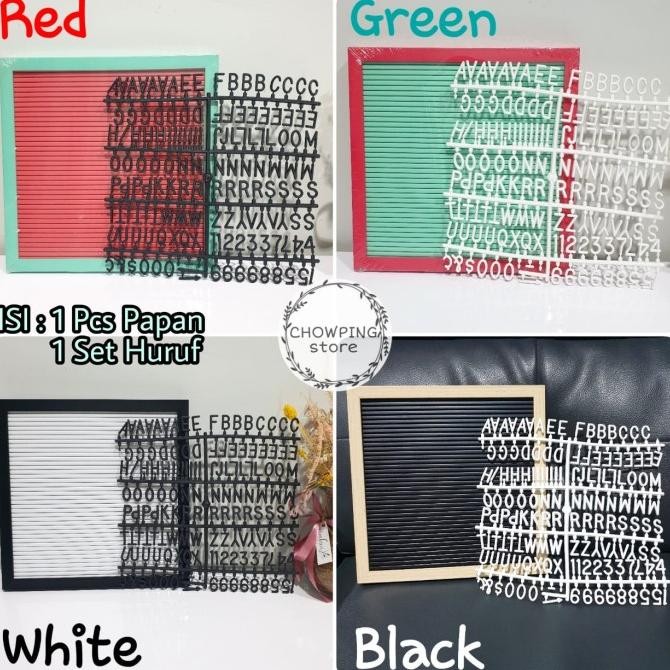 

tyS Papan Huruf / DIY Changeable Letter Board Dekorasi Rumah Baby Cafe