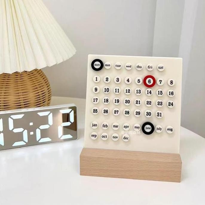 

tyS Kalender Meja Abadi Permanent Calendar Diy Kalender