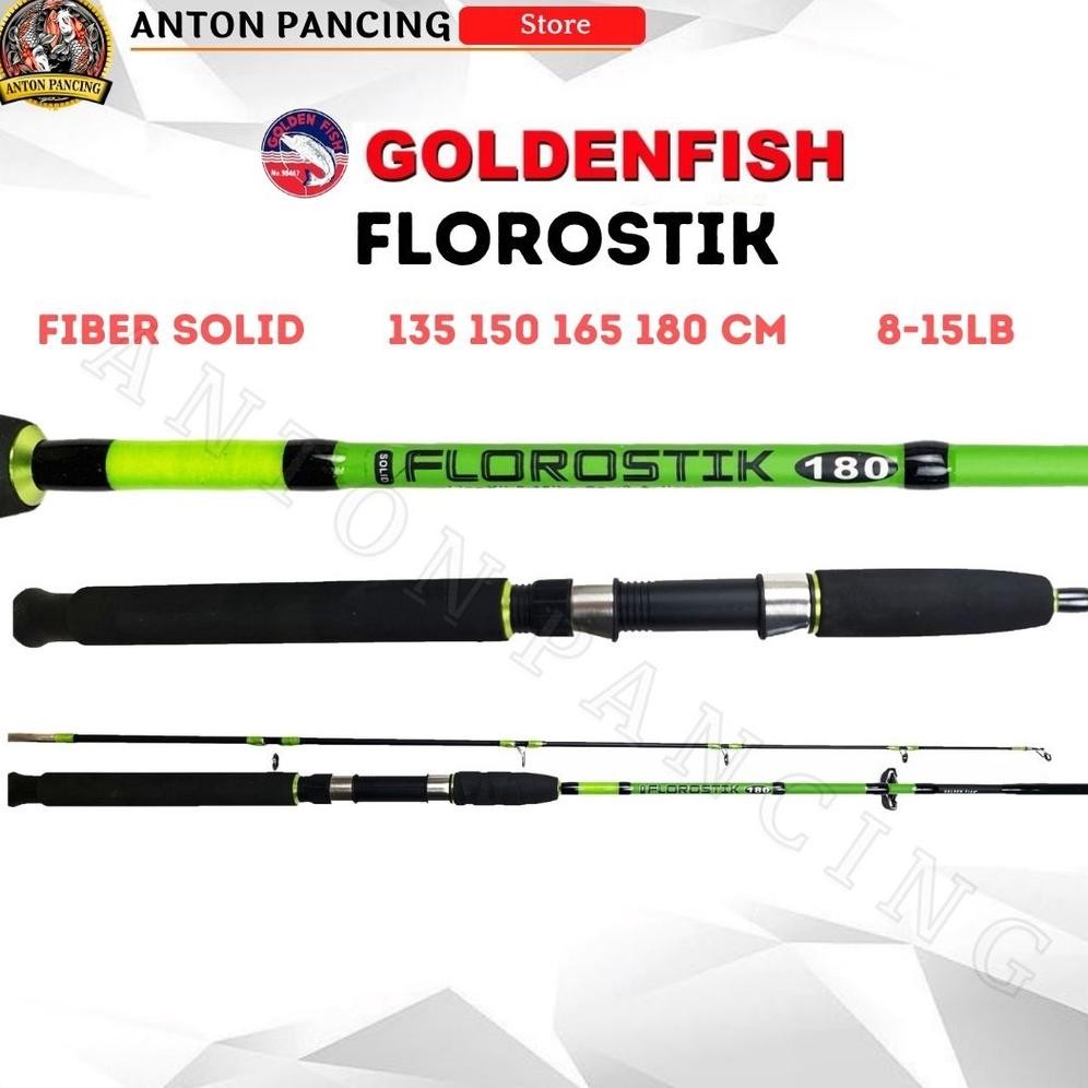 Joran Pancing Golden Fish Florostik 135 150 165 180 cm Fiber Solid