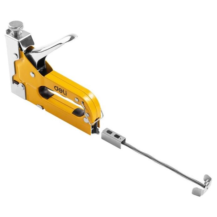 

baru !!! Deli Staple Gun Sets 5 Pcs 3 In 1 / Stapler Staples Tembak EDL238105