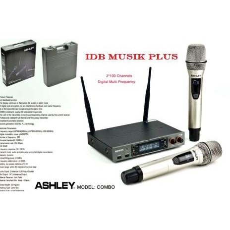 Mic Wireless With Anti Feedback Ashley Combo Original Ashley