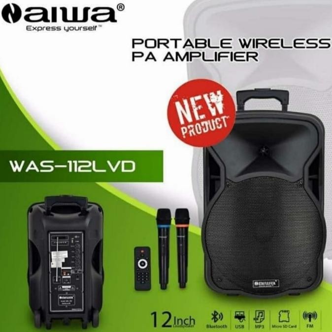 Portable wireless metting Aiwa WAS-112LVD