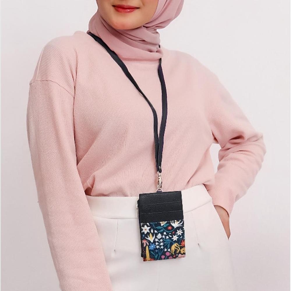 

baru !!! SOVLO ID Card Kembang Nusantara - ID Card Holder Pria/ Wanita