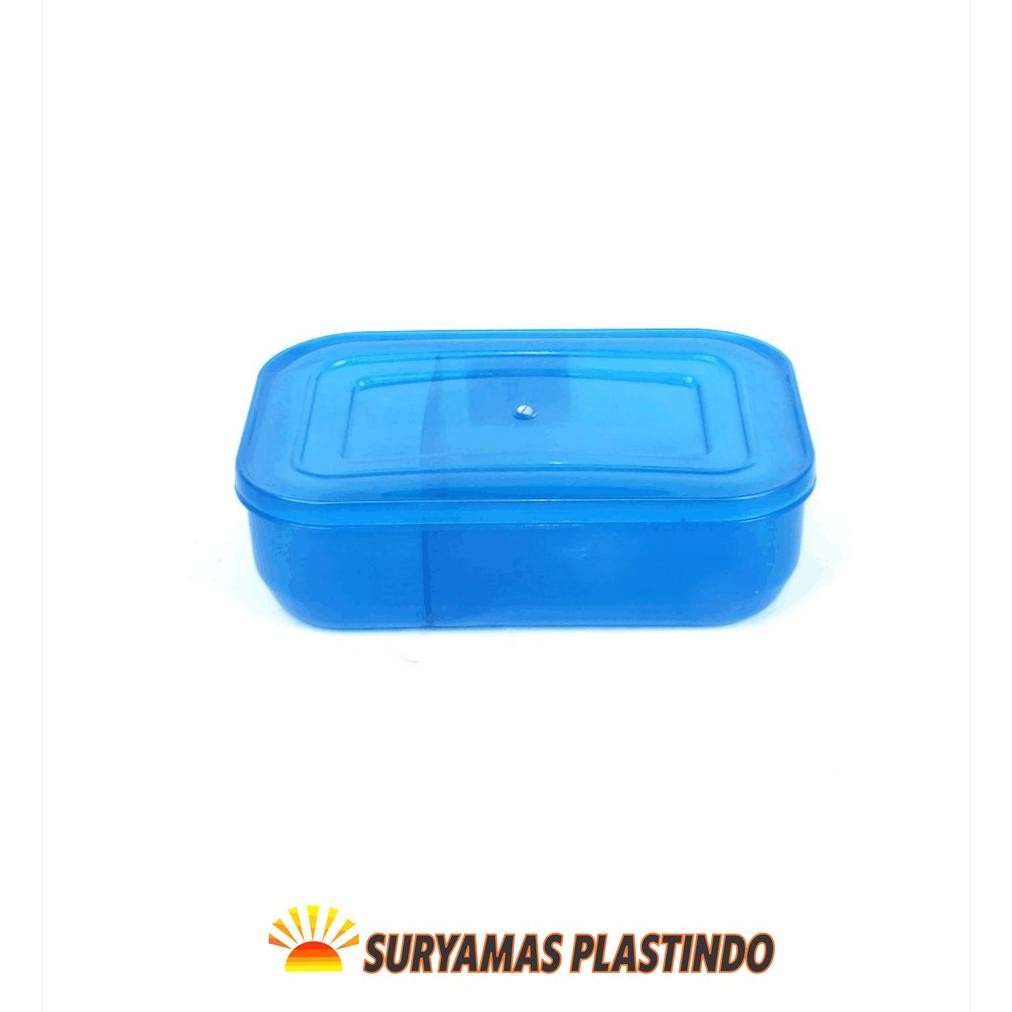 Lunch Box Tempat Makan Plastik Kotak Makan Warna Transparan Bayar Di Tempat