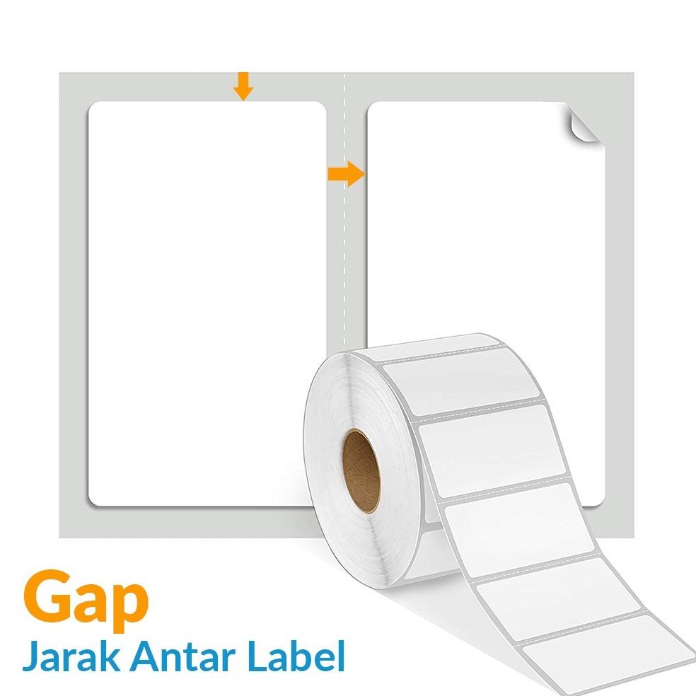 

baru !!! Codeshop Label Thermal 100 x 50 mm 1 Line Stiker Printer Barcode Core 1 Inch isi 500 Pcs