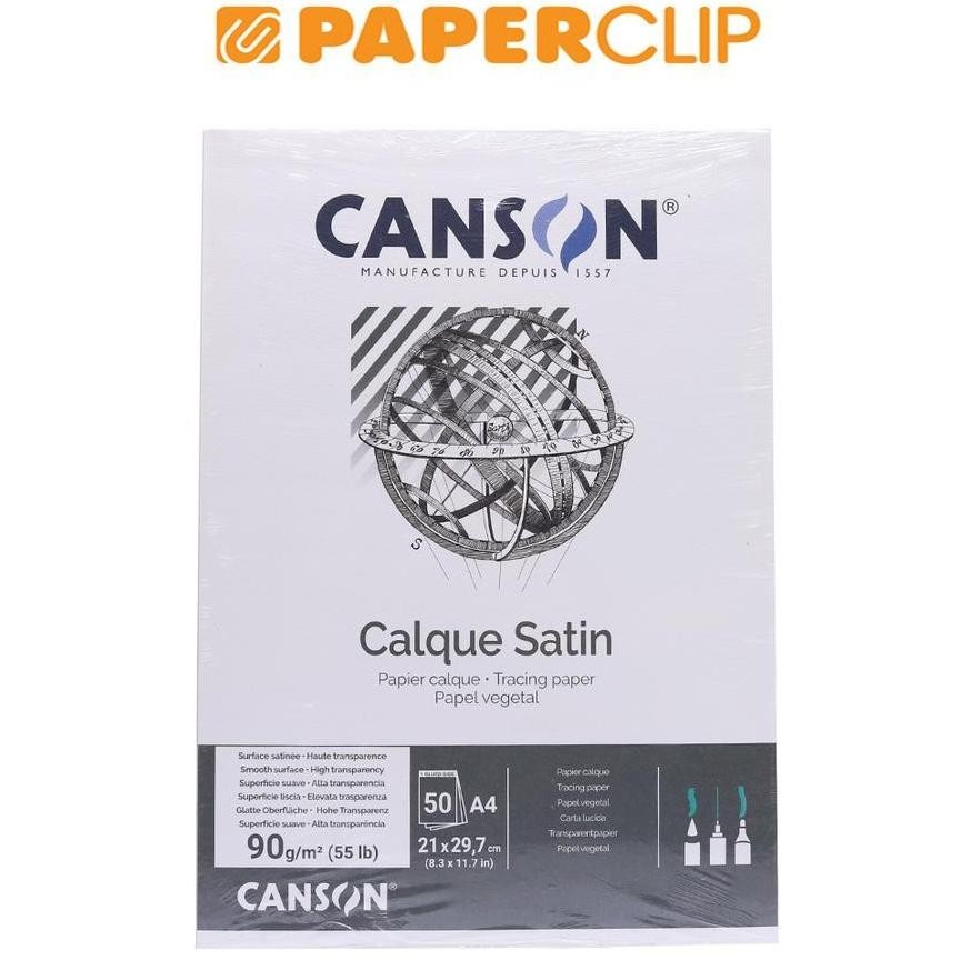 

baru !!! KALKIR / SATIN TRACING PAPER PAD CANSON 50S A490 200757201