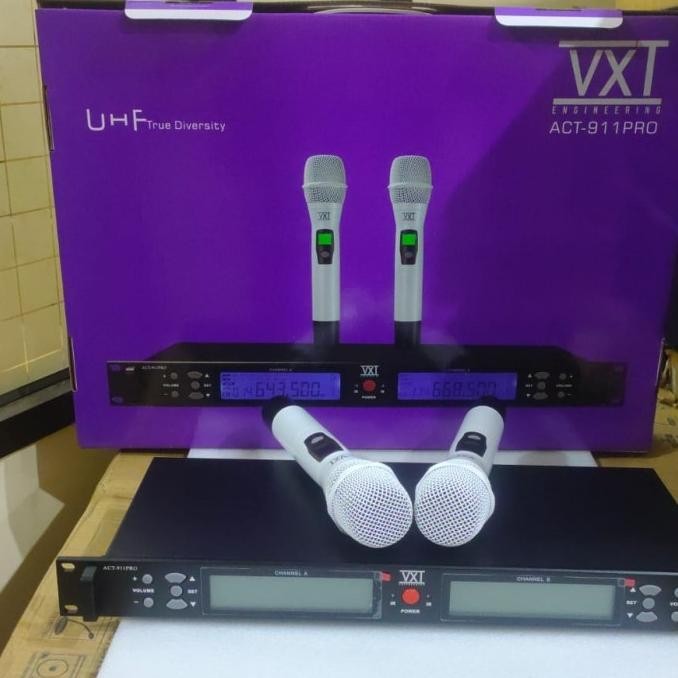 MIC WIRELESS VXT ACT 911PRO MICROPHONE VXT ACT 911 PRO HANDHELD