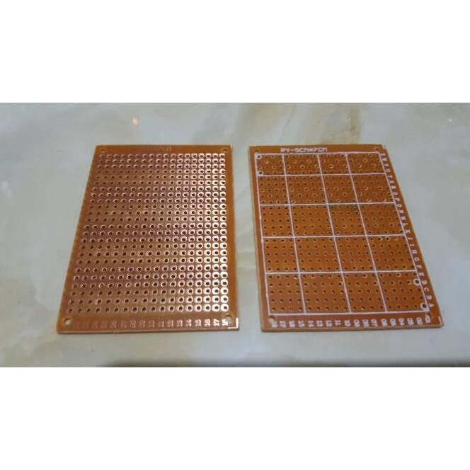 PCB dot MATRIX IC Type 5x7 5 x 7 pcb lubang ic 5 * 7 cm