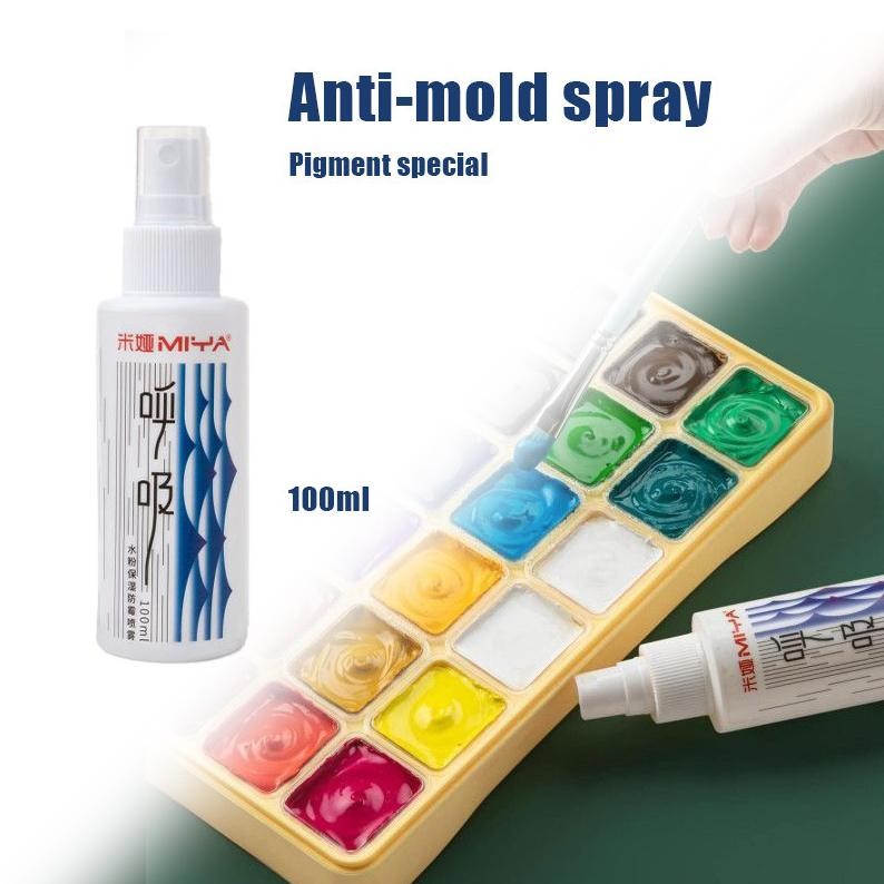 

Premium 100Ml Miya Mildew Gouache Spray Wetting Spray Untuk Cat Gouache Mould Proof High Quality
