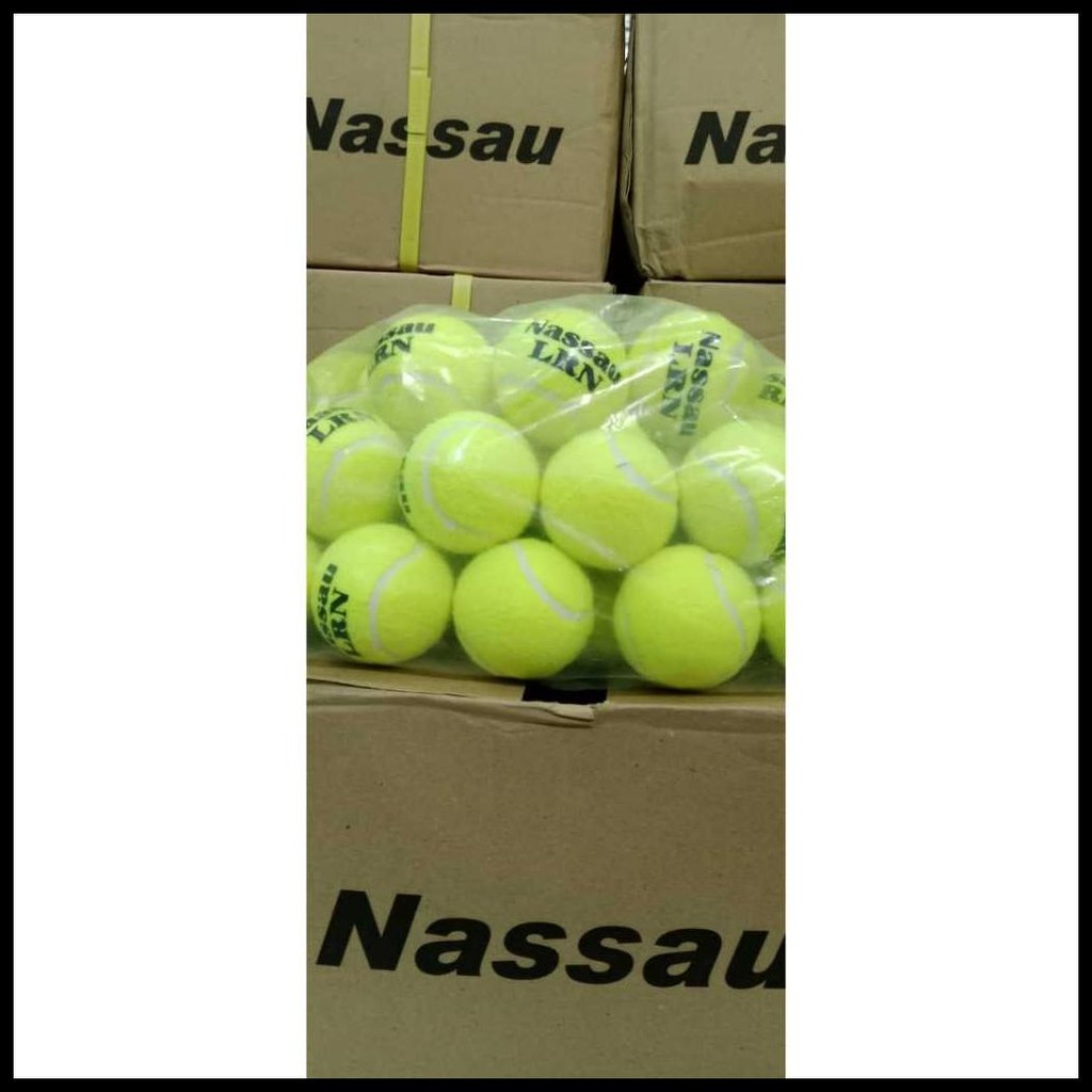 BOLA TENIS NASSAU / BOLA TENIS TRAINING NASSAU LRN ( ISI 50 ) ORIGINAL