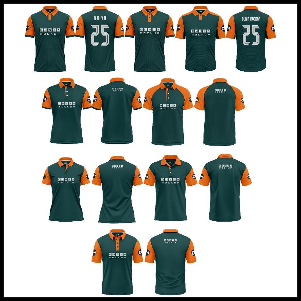 MOCKUP JERSEY KERAH SS - COREL DRAW (PRODUK DIGITAL)