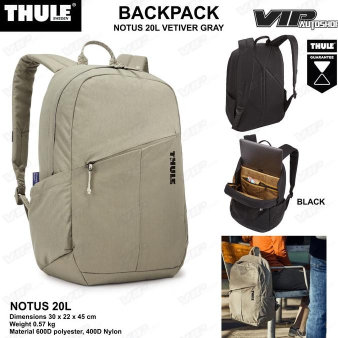 Thule Backpack Notus 20L Tas Laptop Ransel Camping Outdoor Original New Stok