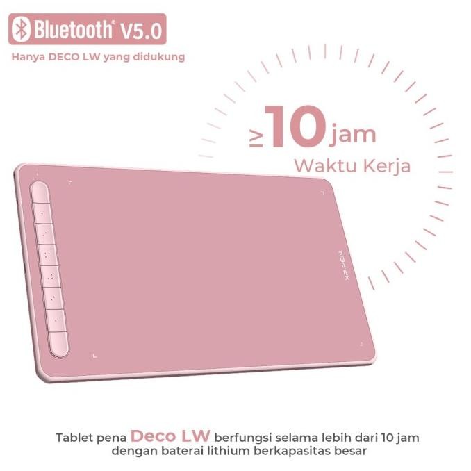 Xppen Deco Lw Drawing Tablet (Wired & Wireless,Support Bluetooth) New Stok