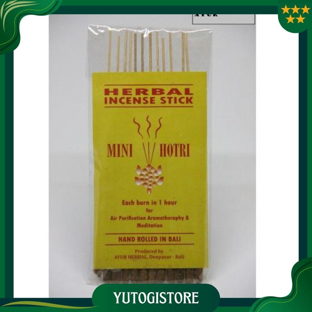 Dupa Ayur Mini Hotri 100% Herbal - Asli Bali Gratis Ongkir