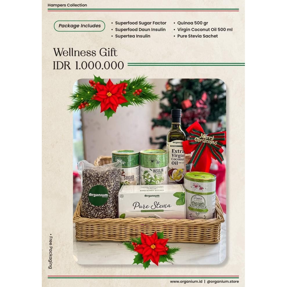 

Hampers Spesial Kado Natal Dan Tahun Baru Organium Paket Kesehatan Wellness Gift