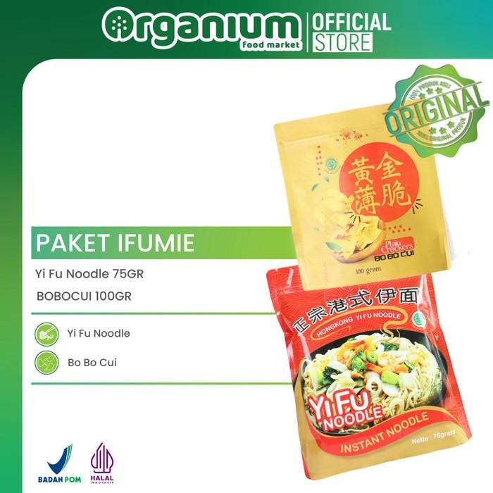 

Organium Paket Hongkong Yi Fu Noodle 75G + Bo Bo Cui 100G