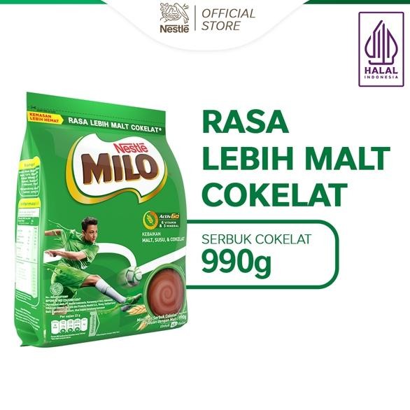 

TERLARIS MILO ACTIV-GO Susu Coklat Pouch/ Kaleng 990 Gr Siap kirim