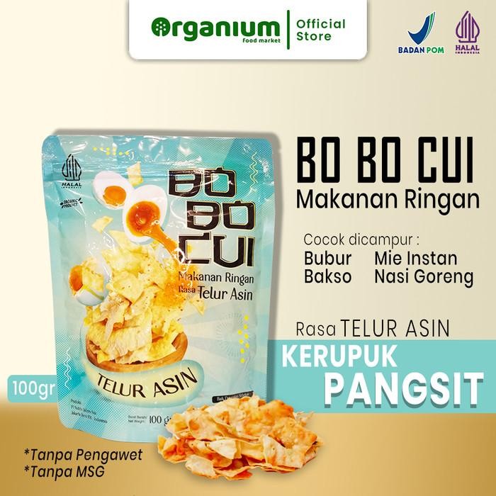 

Organium Bo Bo Cui Crackers Salted Egg 100G
