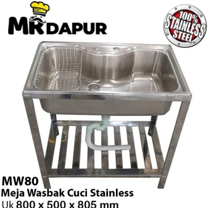 Promo Wasbak Dapur Stainless Mrdapur Mw80 Original