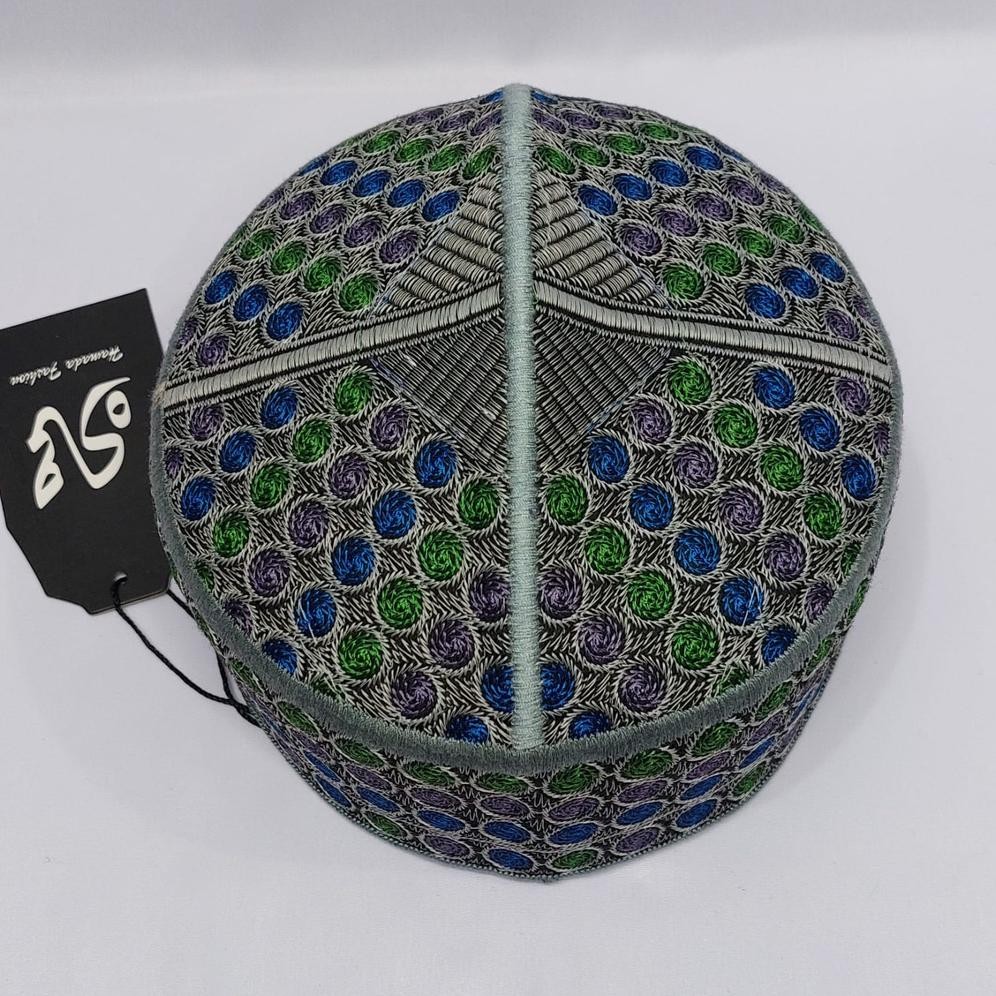 Gd-12 Peci Hamada / Peci Pakistan Bordir, Peci Pakistan Premium Full Bordir Berkualitas
