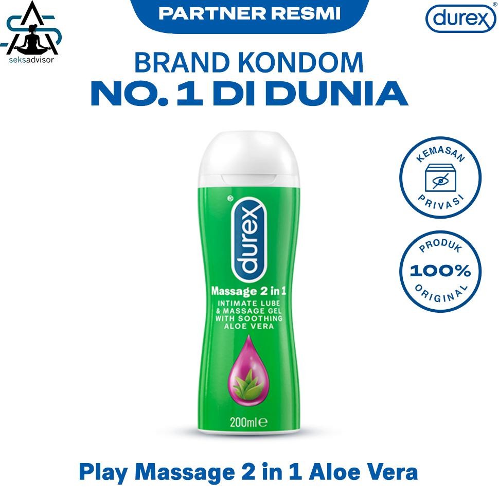 Durex Play Massage 2In1 Lubricant | Pelumas 200 Ml