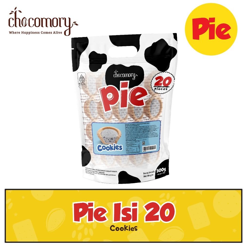 

TERMURAH Chocomory Cookies n Cream Pie isi 20 500g Siap kirim