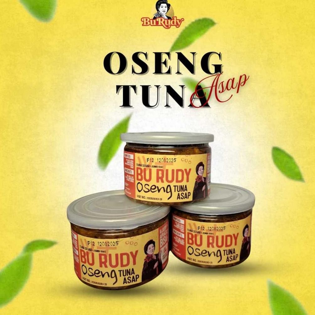 

READY STOK Oseng Tuna Asap Bu Rudy kemasan 200gr Siap kirim