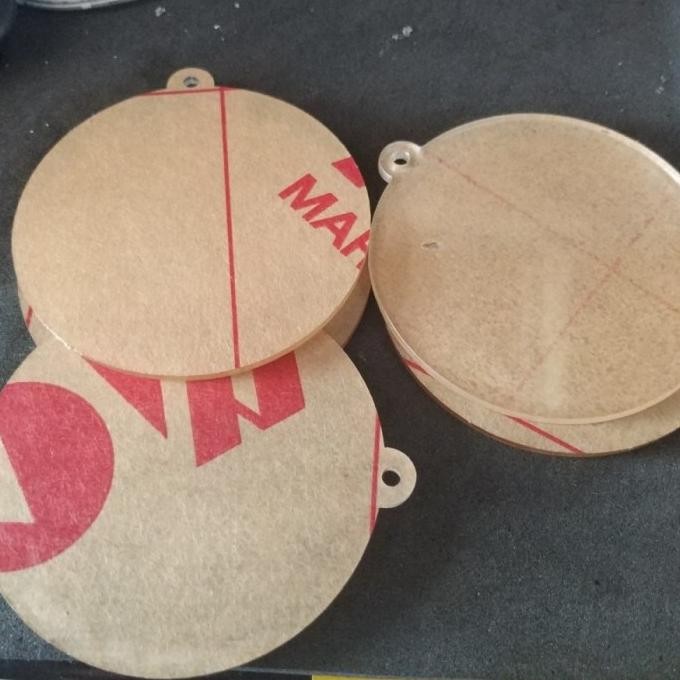 

redi Bahan Medali Akrilik Bulat 3mm 5.5cm LASERCUT Acrylic