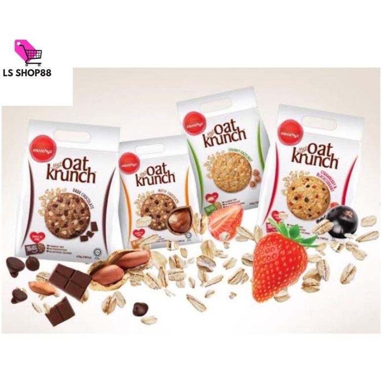 

TERLARIS Munchys Oat Crunch Chocolate / Strawberry / Hazenut / Nutty Siap kirim