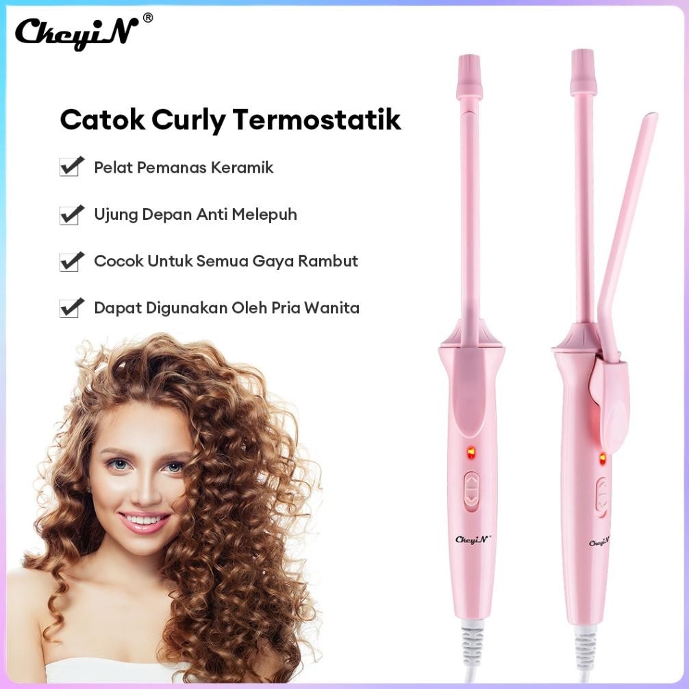 READY STOK CkeyiN Hair Curler Termostatik Catokan Keriting Hair Curly Catokan Curly Profesional Keri