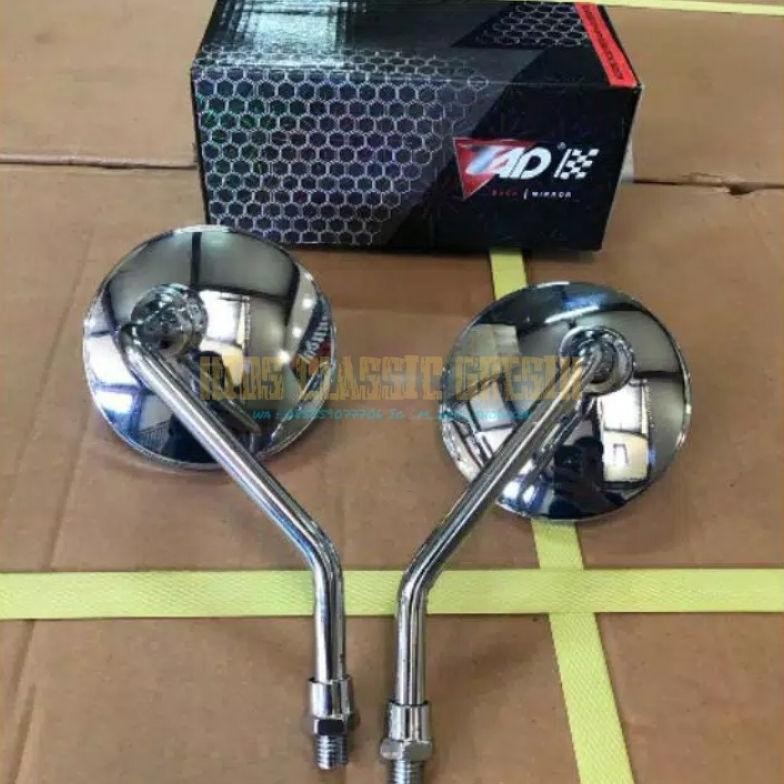 TERMURAH spion retro bulat pendek honda c70 c700 c800 s90 supercup cb gl mp tiger vario beat scoopy 