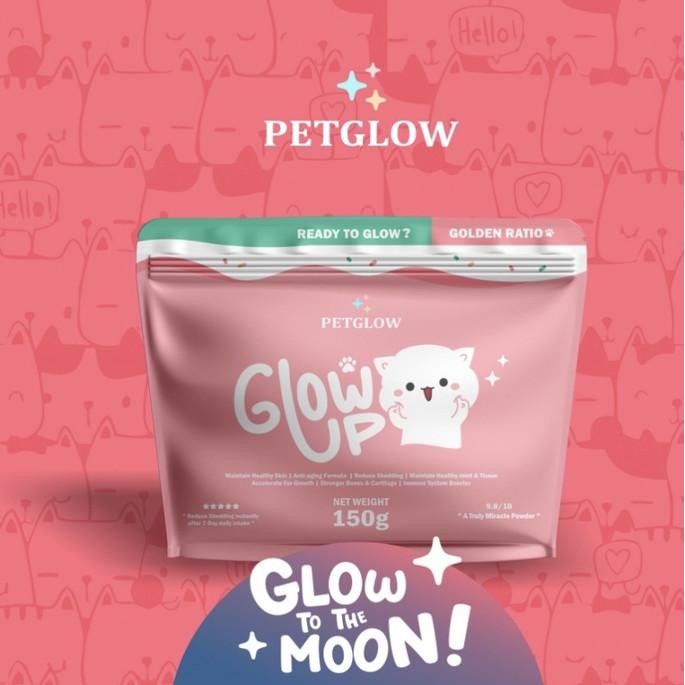 TERLARIS - Vitamin Bulu Vitamin Rontok Bulu Kucing Glow Up Petglow