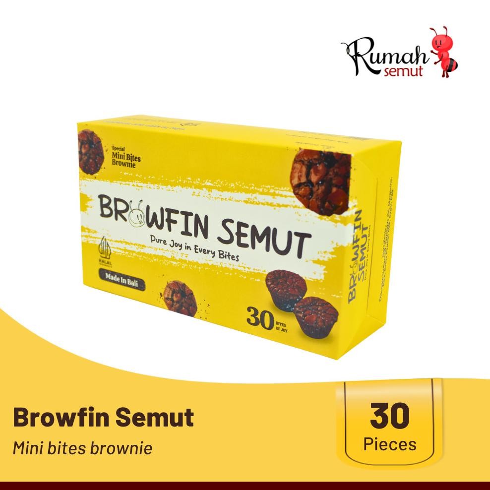 

TERMURAH Browfin Brownies Muffin Semut Original Isi 30 Pcs Siap kirim