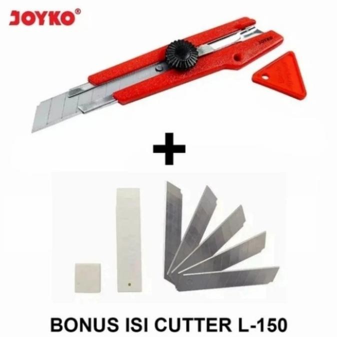

vf-52 QV21 Cutter Joyko L500 & Gratis 1 Tube Isi 5 Pisau L-150 dan Pemotong Pisau Sale Viral