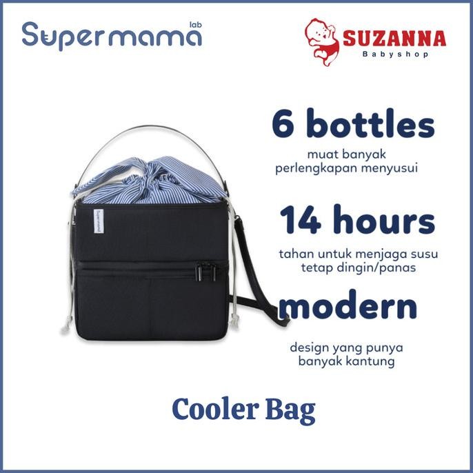 TERLARIS - Supermama Lab Original Cooler Bag - Tas Pendingin Susu