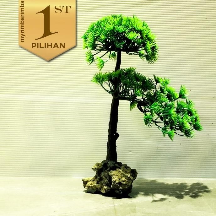 Terlaris Bonsai Afrika Tanaman Plastik Aquascape Hiasan Aquarium Ikan Hias