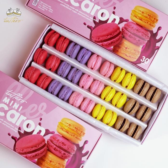 

TERMURAH Macaron Mini isi 30 Tepung Almond Asli Macaroon Kecil Siap kirim