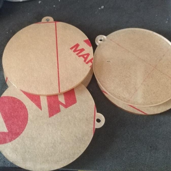 

redi Bahan Medali Akrilik Bulat 3mm 9cm LASERCUT Acrylic